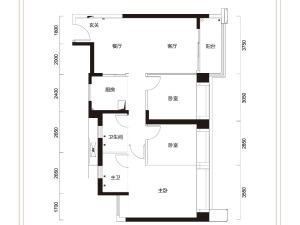 天健悦湾府 3室2厅 113.89㎡ 精装深圳南山区前海二手房图片