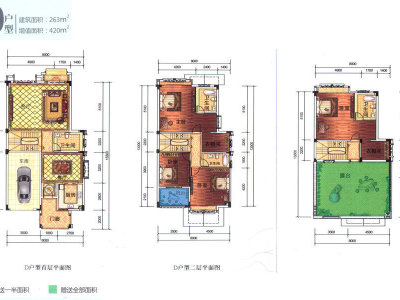 保利御江南小区4室2厅4卫户型图4