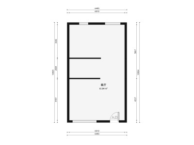 美的明湖观澜别墅小区4室2厅户型图2