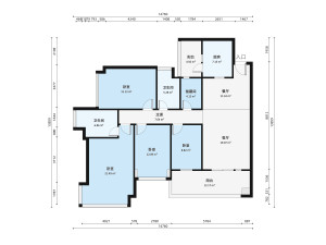雅居乐约克郡 3室2厅2卫151.26㎡_雅居乐约克郡二手房户型图片3