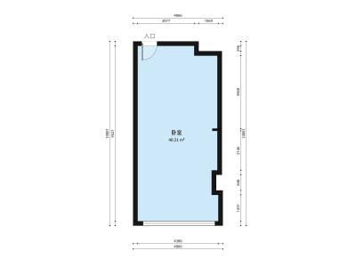 欧雅豪庭小区1室0厅户型图2