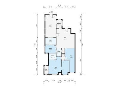 万科四季花城小区6室4厅户型图5