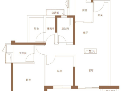 保利御江南小区0室0厅户型图1