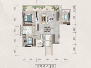 桂林彰泰联发沁园春新房楼盘户型图