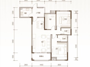 桂林桂林国学府新房楼盘户型图5