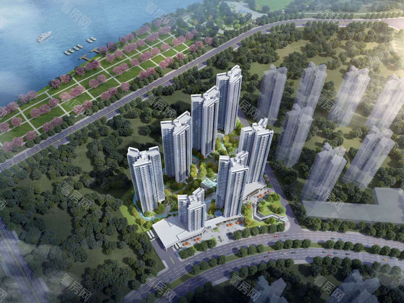 佛山华福金湾水岸新房楼盘效果图1