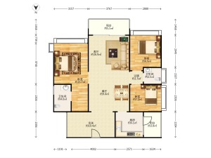 爱琴半岛 3室2厅 106㎡中山三乡镇三乡镇租房图片