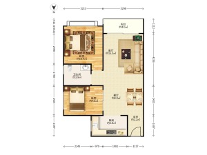 巴厘晓筑 2室2厅 73㎡ 满五年中山三乡镇三乡镇二手房图片