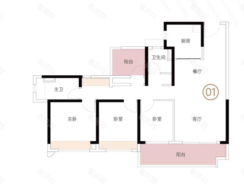中山雅居乐湾际壹号一期新房楼盘户型图片12