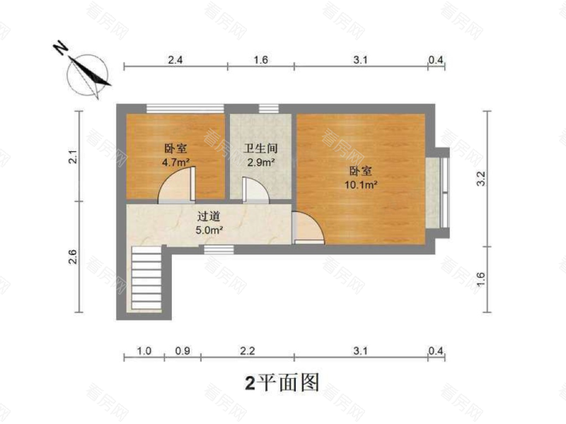今日家园 罗湖区93平3房总价470万_今日家园二手房户型图片9