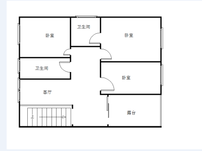 锦绣荣城小区5室3厅4卫户型图1